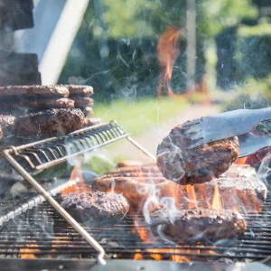 BBQ Pack - 12 x 6oz Burgers, 2 x Sirloin Rump Steaks & 1 Jumbo Pack Pork Sausages